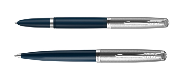 Een Vulpen Parker 51 midnight blue CT fijn koop je bij VHK Kantoorartikelen