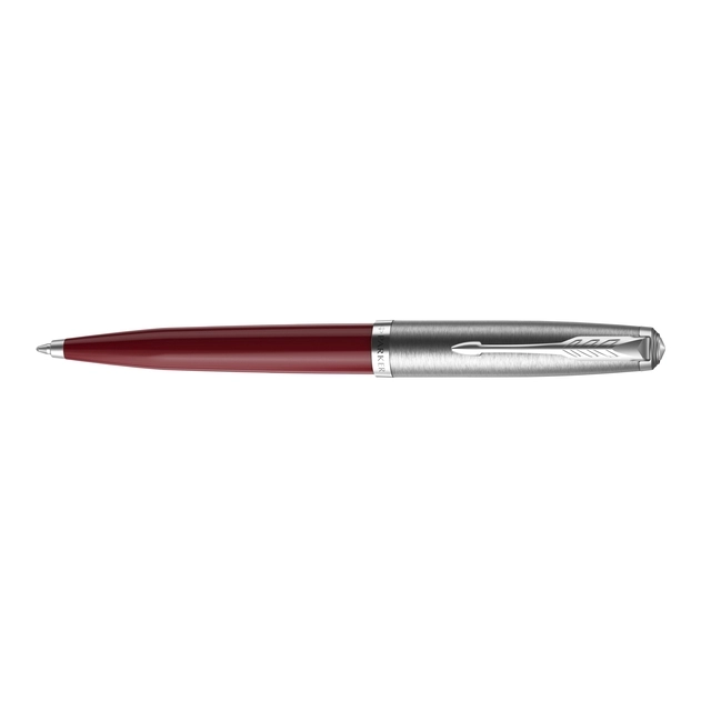 Een Balpen Parker 51 burgundy CT medium koop je bij VHK Kantoorartikelen