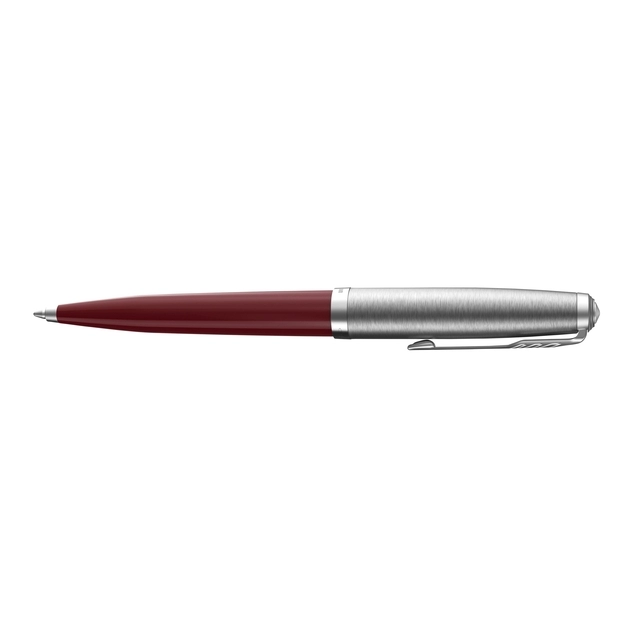 Een Balpen Parker 51 burgundy CT medium koop je bij VHK Kantoorartikelen