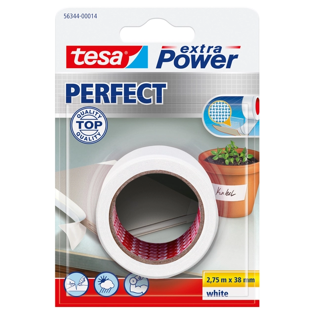 Een Reparatietape tesa® extra Power Perfect 2.75mx38mm wit koop je bij VHK Kantoorartikelen