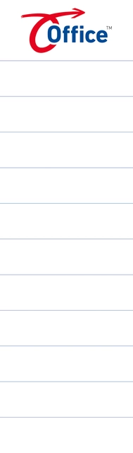 Een Rugetiket Office breed insteek wit 50pcs koop je bij VHK Kantoorartikelen