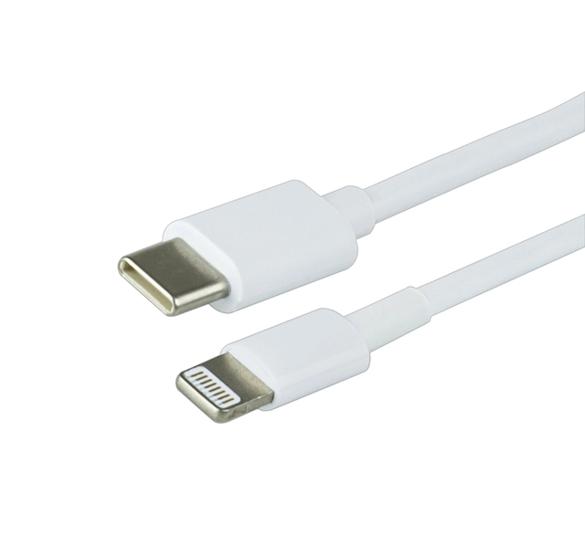 Een Kabel Green Mouse USB Lightning-C 1 meter wit koop je bij VHK Kantoorartikelen