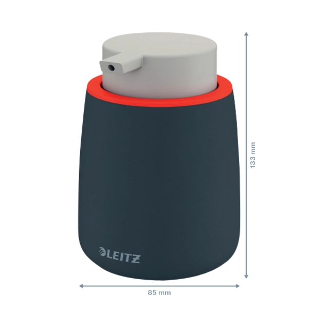 Een Handzeepdispenser Leitz Cosy voor handzeep 300ml grijs koop je bij VHK Kantoorartikelen