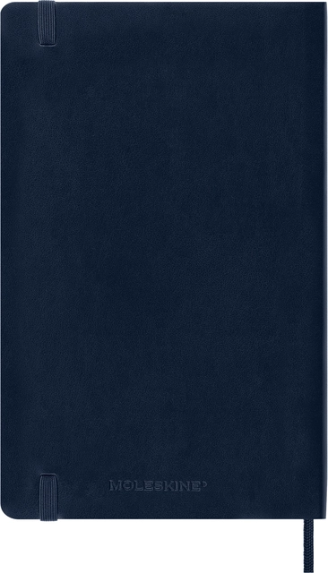 Een Agenda 2023/2024 Moleskine 18M Planner Weekly 7dag/1pagina large 130x210mm soft cover saffier blauw koop je bij VHK Kantoorartikelen