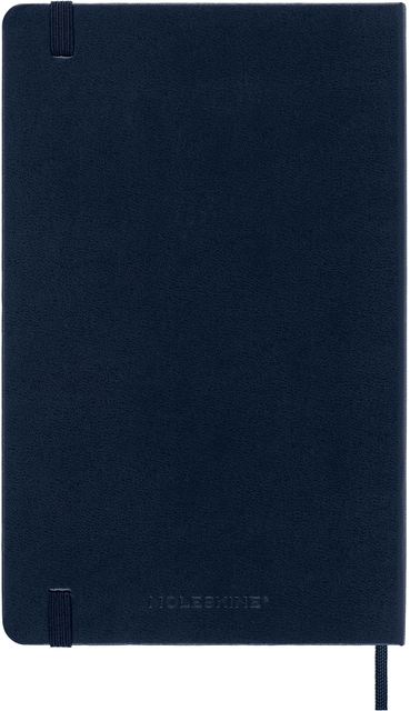 Een Agenda 2023/2024 Moleskine 18M Planner Weekly 7dag/1pagina large 130x210mm hard cover saffier blauw koop je bij VHK Kantoorartikelen