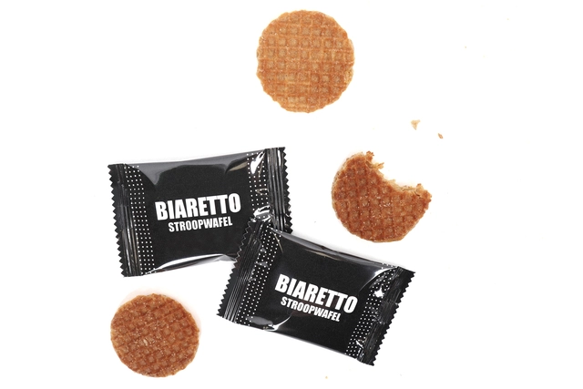 Een Stroopwafels Biaretto 120 stuks koop je bij VHK Kantoorartikelen