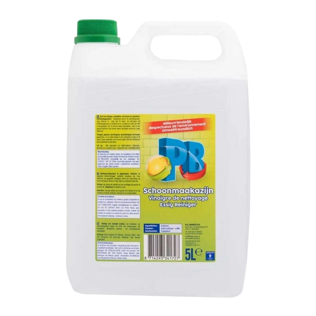 Een Schoonmaakazijn PB 5liter koop je bij VHK Kantoorartikelen