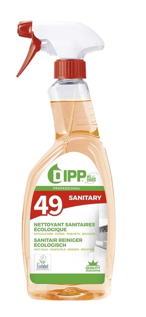 Een Sanitairreiniger DIPP Ecologisch 750ml koop je bij VHK Kantoorartikelen