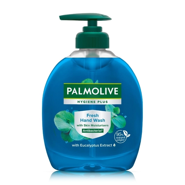 Een Handzeep Palmolive Hygiene Plus fresh met pomp 300ml koop je bij VHK Kantoorartikelen