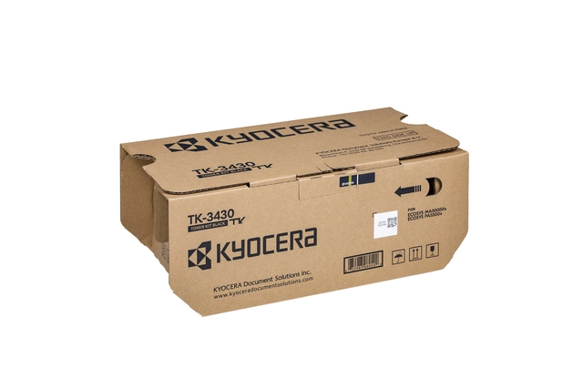 Een Toner Kyocera TK-3430K zwart koop je bij VHK Kantoorartikelen