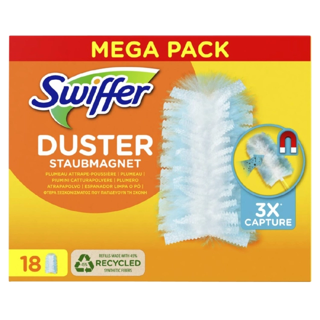 Een Swiffer Duster navuldoos met 18 stuks koop je bij VHK Kantoorartikelen