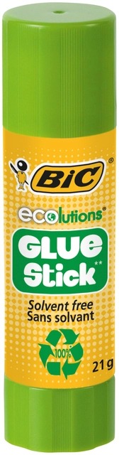 Een Lijmstift Bic ecolutions 21gr doos à 12+8 gratis koop je bij VHK Kantoorartikelen