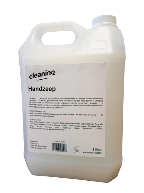 Een Handzeep Cleaninq 5 liter koop je bij VHK Kantoorartikelen