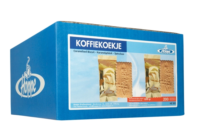 Een Koekjes Hoppe Koffiekoekjes 200 stuks koop je bij VHK Kantoorartikelen