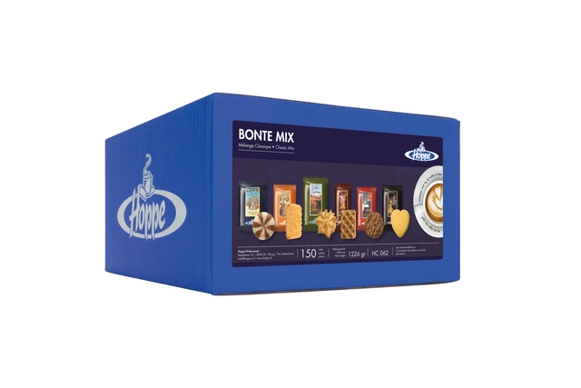 Een Koekjes Hoppe Bonte mix 150 stuks koop je bij VHK Kantoorartikelen