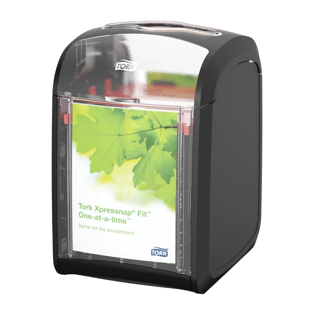 Een Servetdispenser Tork Xpressnap® tabletop N14 zwart 272900 koop je bij VHK Kantoorartikelen