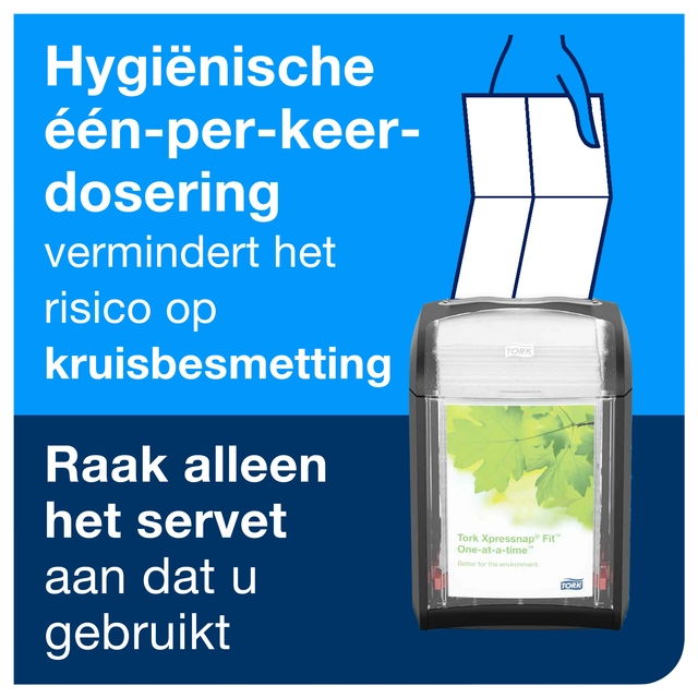 Een Servetdispenser Tork Xpressnap® tabletop N14 zwart 272900 koop je bij VHK Kantoorartikelen