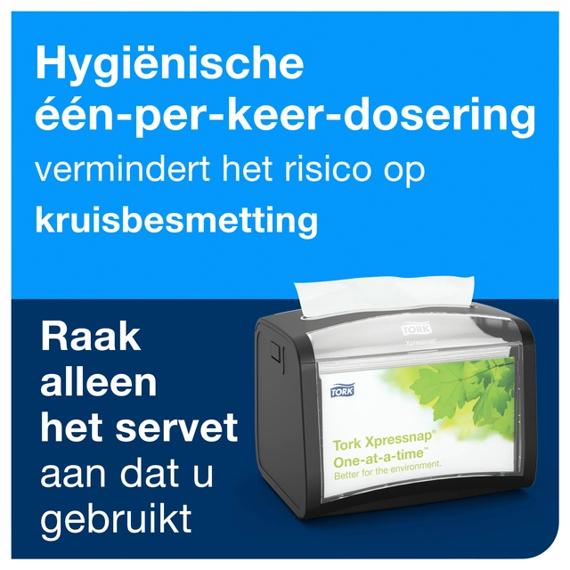 Een Servetten Tork Expressnap N4 extra zacht premium 1/2 vouw 2-laags 1000 stuks wit 15850 koop je bij Hoekmankantoorartikelen.nl