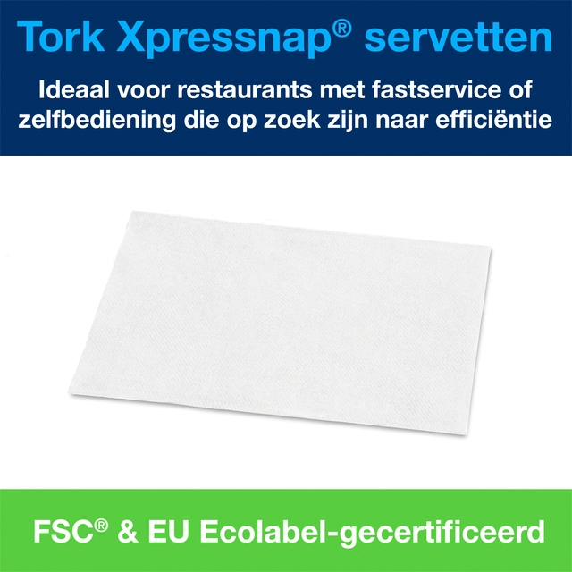 Een Servetten Tork Expressnap N4 extra zacht premium 1/2 vouw 2-laags 1000 stuks wit 15850 koop je bij Hoekmankantoorartikelen.nl