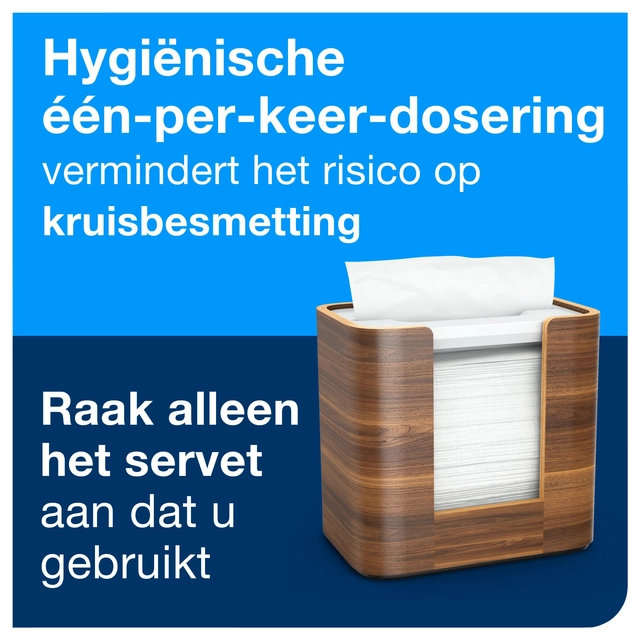 Een Servetdispenser Tork Xpressnap® tabletop N4 compact image walnoot 273002 koop je bij VHK Kantoorartikelen