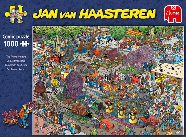 Een Puzzel Jan van Haasteren De Bloemencorso 1000 stukjes koop je bij The Cartridge Shop bvba