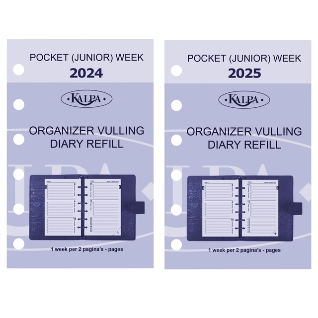 Een Agendavulling 2024-2025 Kalpa Pocket 7dagen/2pagina's koop je bij VHK Kantoorartikelen