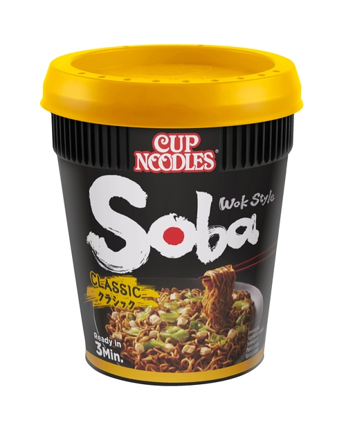 Een Noodles Nissin Soba classic cup koop je bij VHK Kantoorartikelen