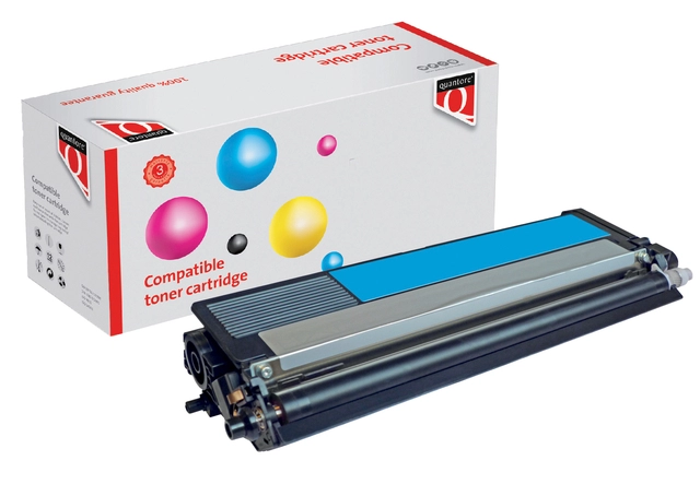 Een Toner Quantore alternatief tbv Brother TN-320C Blauw koop je bij Hoekmankantoorartikelen.nl