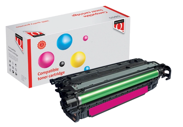 Een Tonercartridge Quantore alternatief tbv HP 655A CF453A rood koop je bij VHK Kantoorartikelen