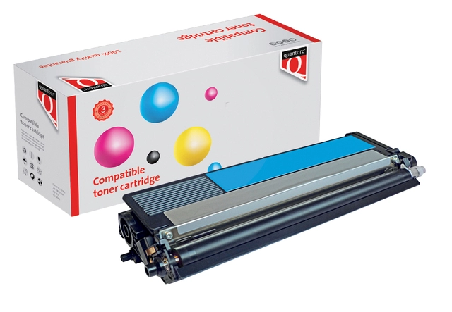 Een Toner Quantore alternatief tbv Brother TN-329C blauw koop je bij VHK Kantoorartikelen