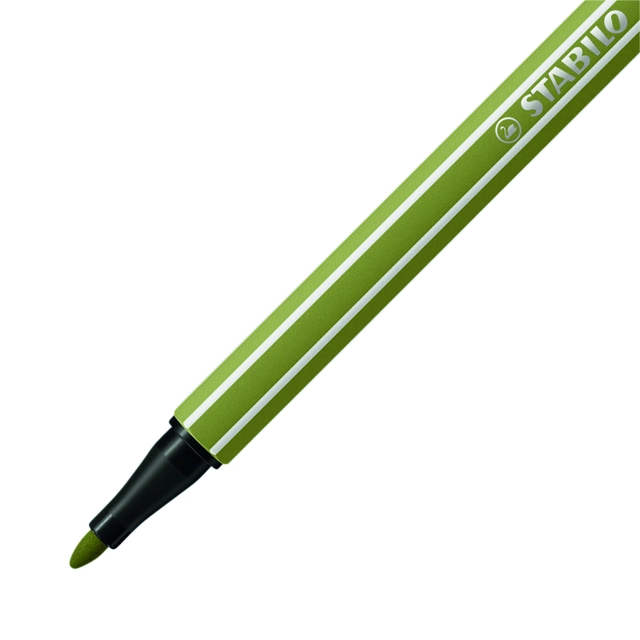 Een Viltstift STABILO Pen 68/37 medium moddergroen koop je bij VHK Kantoorartikelen