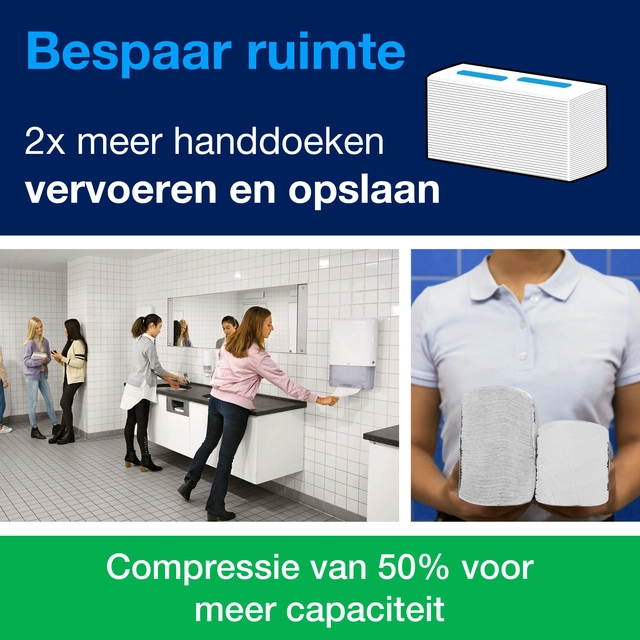 Een Handdoekdispenser Tork PeakServe® Mini Continu™ H5 Elevation wit 552550 koop je bij VHK Kantoorartikelen