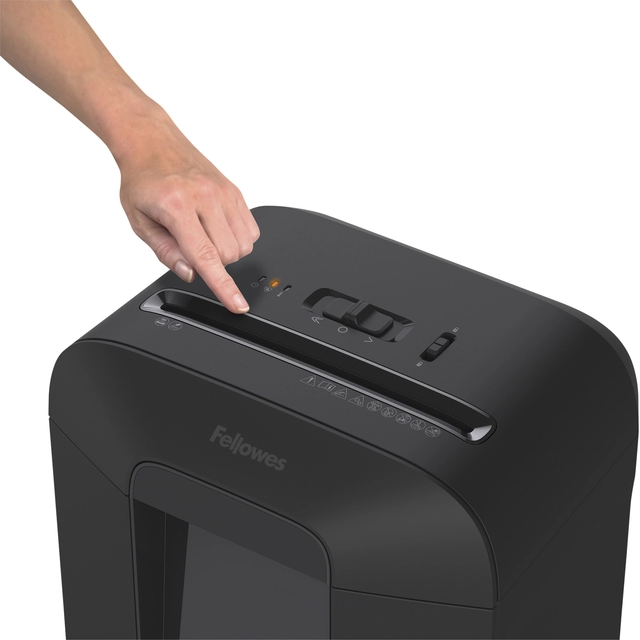 Een Papiervernietiger Fellowes Powershred LX85 snippers 4x40mm zwart koop je bij VHK Kantoorartikelen