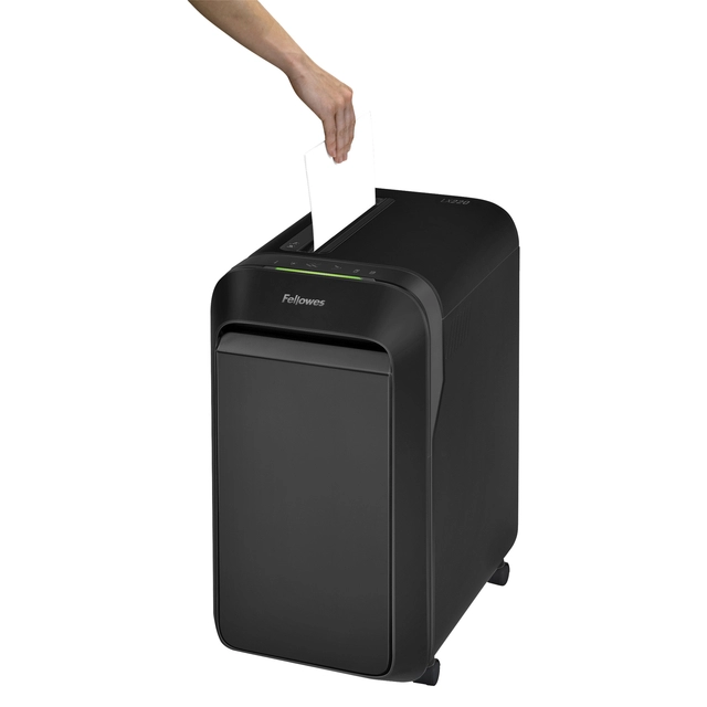 Een Papiervernietiger Fellowes Powershred LX220 snippers 2x12mm zwart koop je bij VHK Kantoorartikelen