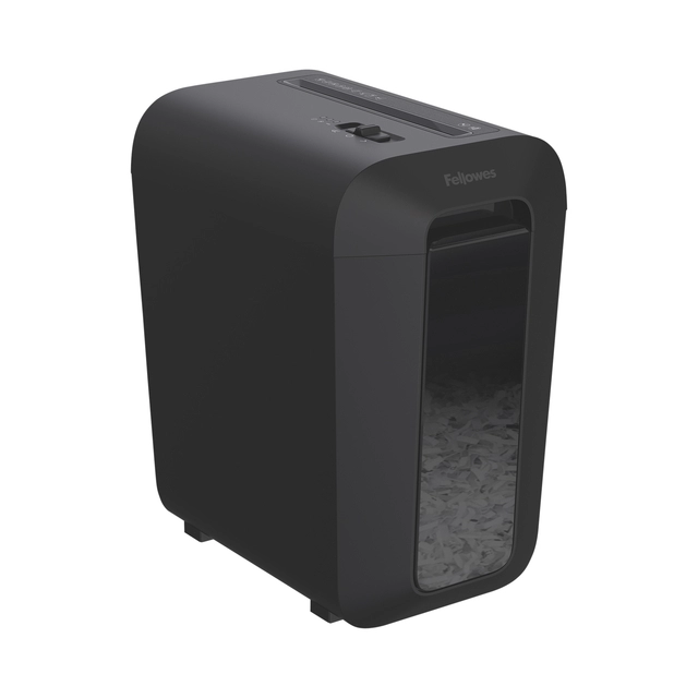 Een Papiervernietiger Fellowes Powershred LX65 snippers 4x40mm zwart koop je bij VHK Kantoorartikelen