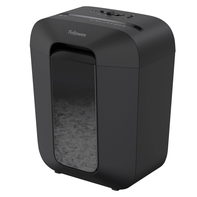 Een Papiervernietiger Fellowes Powershred LX45 snippers 4x37mm zwart koop je bij VHK Kantoorartikelen