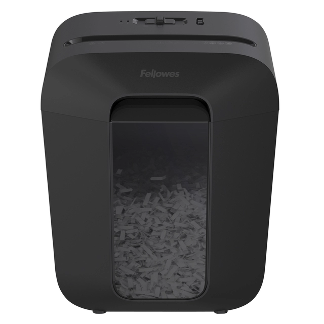 Een Papiervernietiger Fellowes Powershred LX45 snippers 4x37mm zwart koop je bij VHK Kantoorartikelen