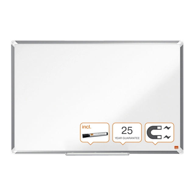 Een Whiteboard Nobo Premium Plus 60x90cm emaille koop je bij VHK Kantoorartikelen