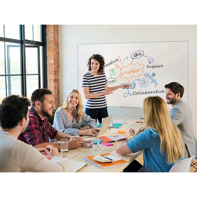 Een Whiteboard Nobo Impression Pro 60x90cm emaille koop je bij VHK Kantoorartikelen