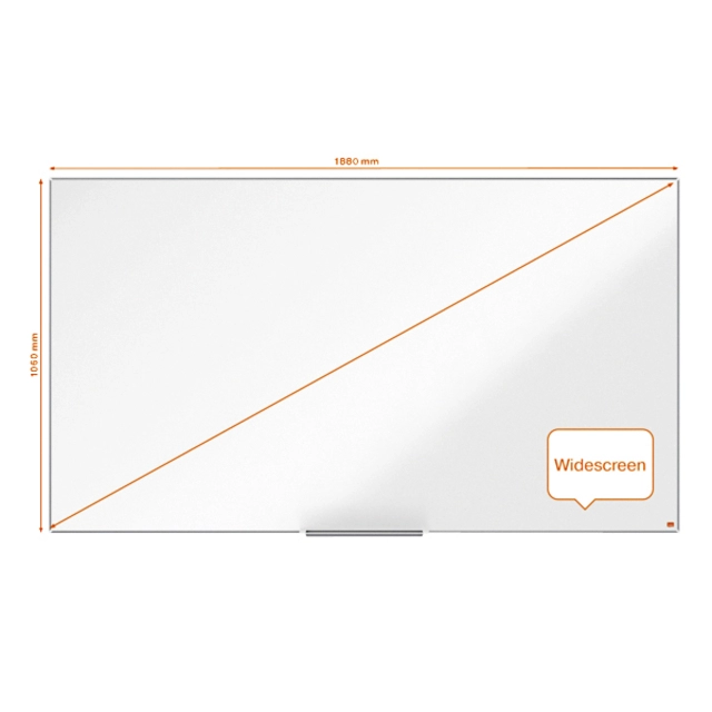 Een Whiteboard Nobo Impression Pro Widescreen 106x188cm emaille koop je bij VHK Kantoorartikelen