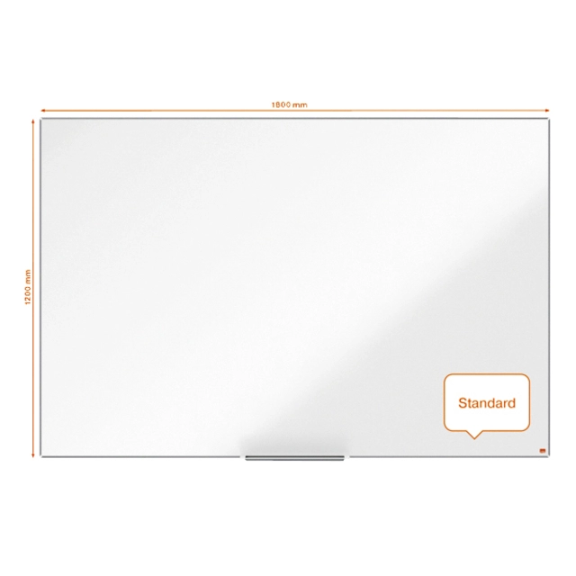 Een Whiteboard Nobo Impression Pro 120x180cm emaille koop je bij VHK Kantoorartikelen