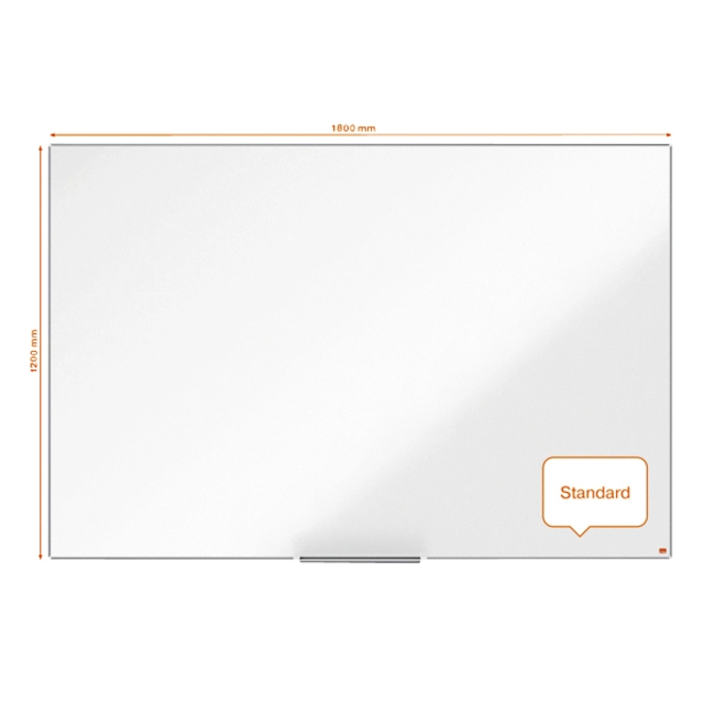 Een Whiteboard Nobo Impression Pro 120x180cm staal koop je bij VHK Kantoorartikelen