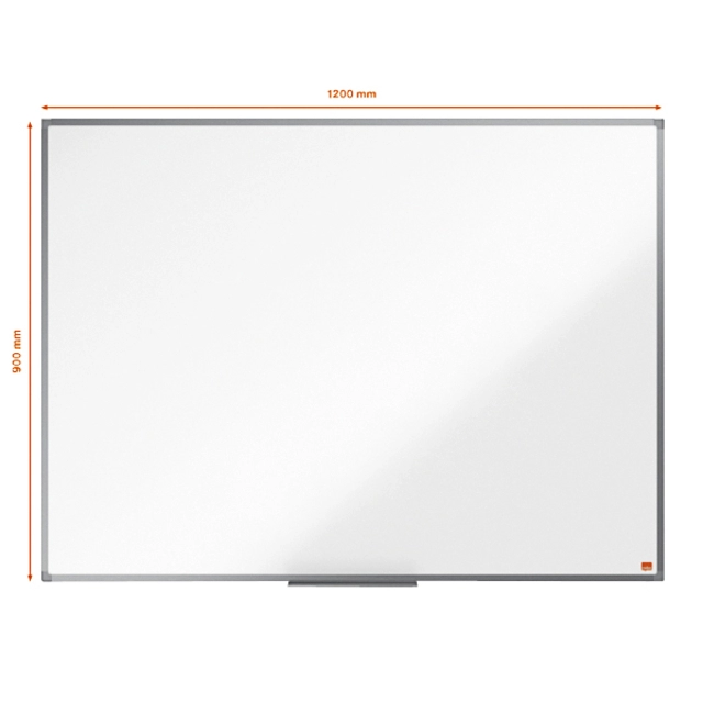 Een Whiteboard Nobo Essence Magnetisch 90x120cm staal koop je bij VHK Kantoorartikelen