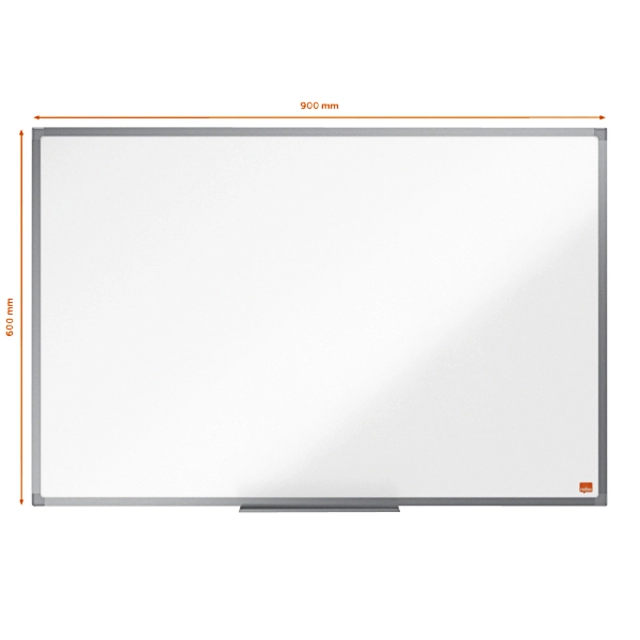 Een Whiteboard Nobo Essence Magnetisch 60x90cm staal koop je bij VHK Kantoorartikelen