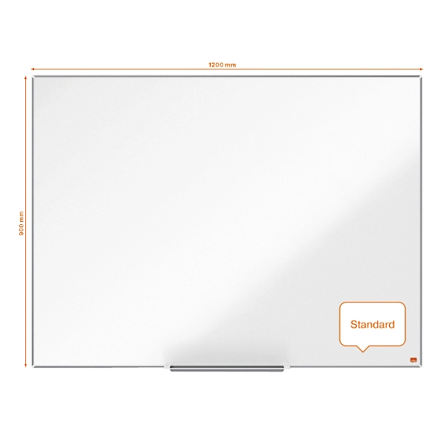 Een Whiteboard Nobo Impression Pro 90x120cm staal koop je bij VHK Kantoorartikelen