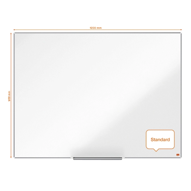 Een Whiteboard Nobo Impression Pro 90x120cm emaille koop je bij Hoekmankantoorartikelen.nl