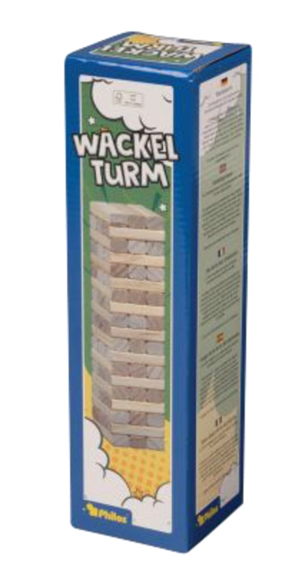 Een Spel Vallende Toren hout (Jenga) koop je bij VHK Kantoorartikelen