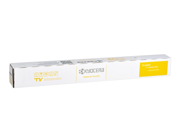 Een Toner Kyocera TK-8365Y geel koop je bij VHK Kantoorartikelen