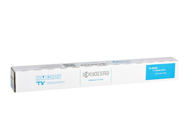 Een Toner Kyocera TK-8365C blauw koop je bij VHK Kantoorartikelen