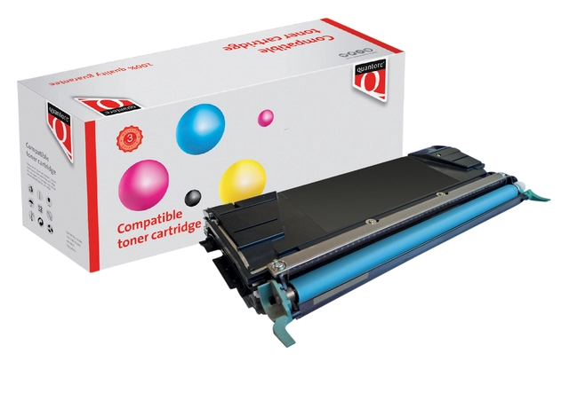 Een Tonercartridge Quantore alternatief tbv Lexmark C748H1CG blauw koop je bij VHK Kantoorartikelen